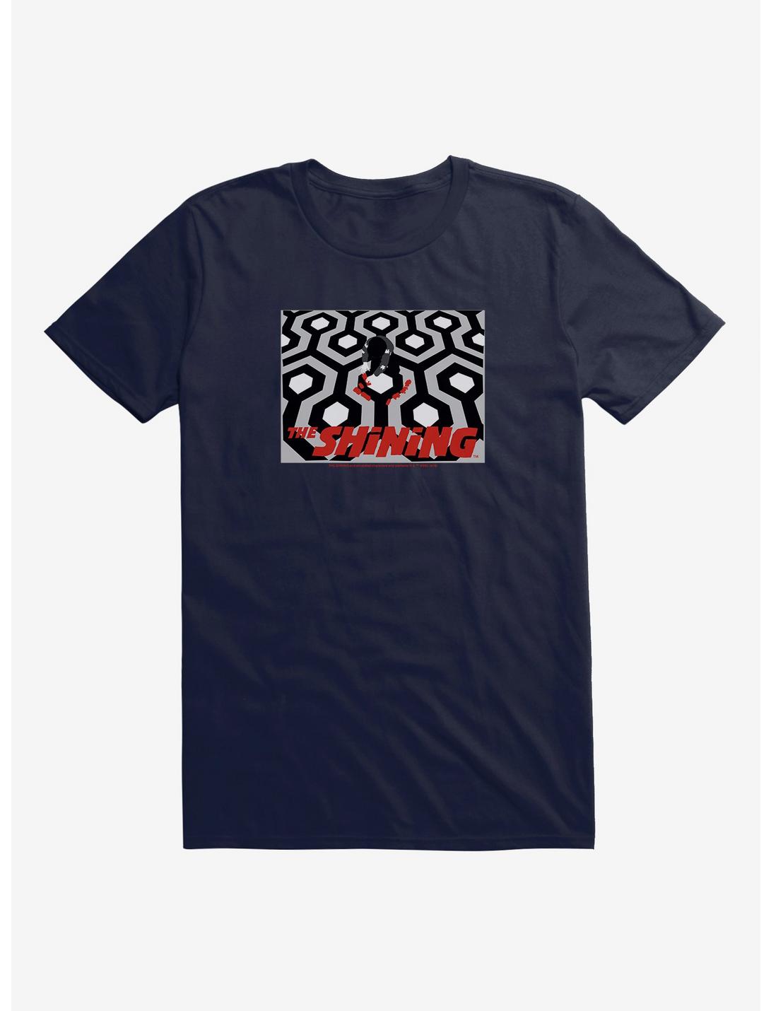 The Shining Grayscale Rug Pattern T-Shirt, , hi-res