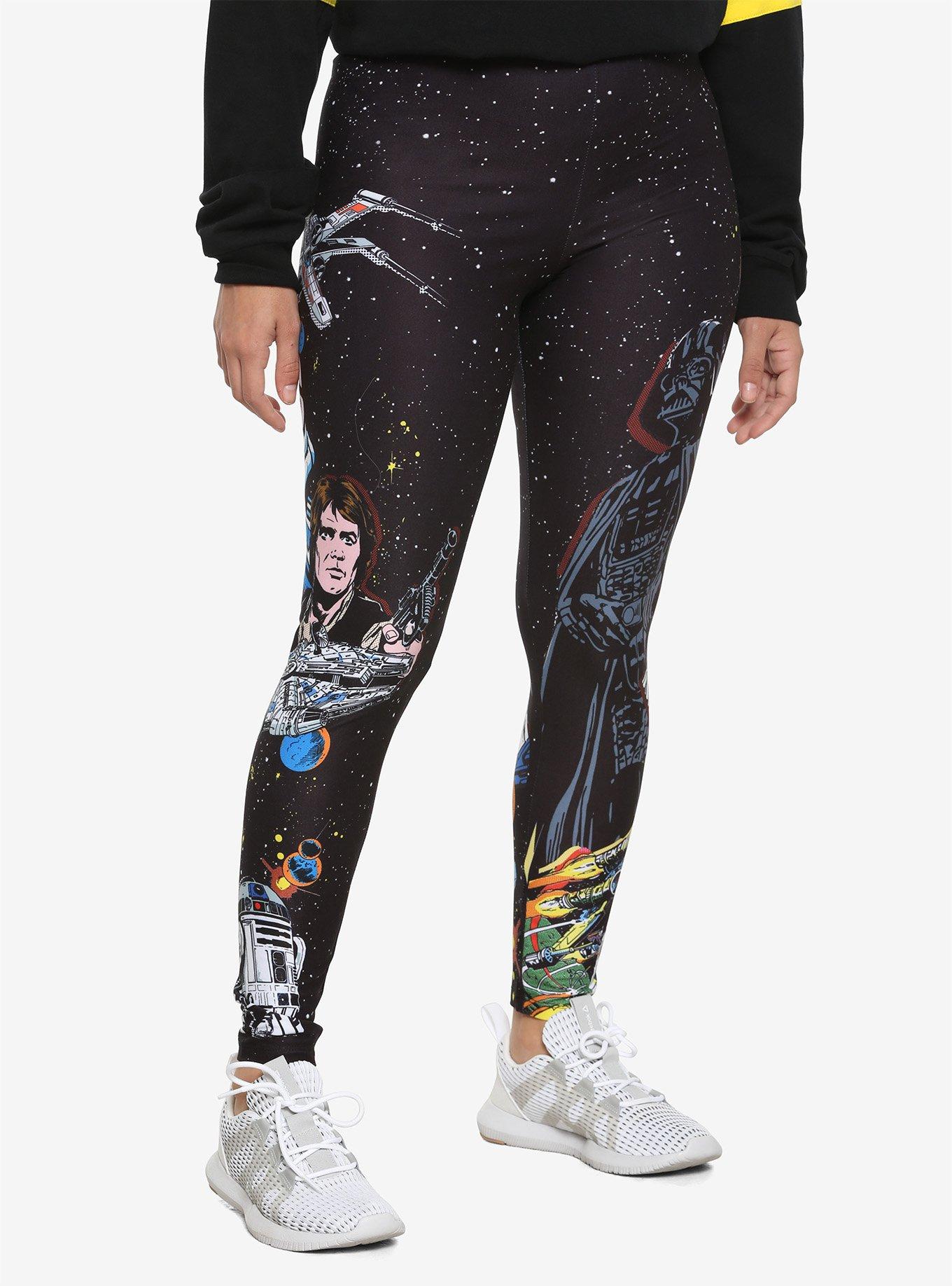 Her Universe Star Wars Pop Art Leggings, BLACK, hi-res