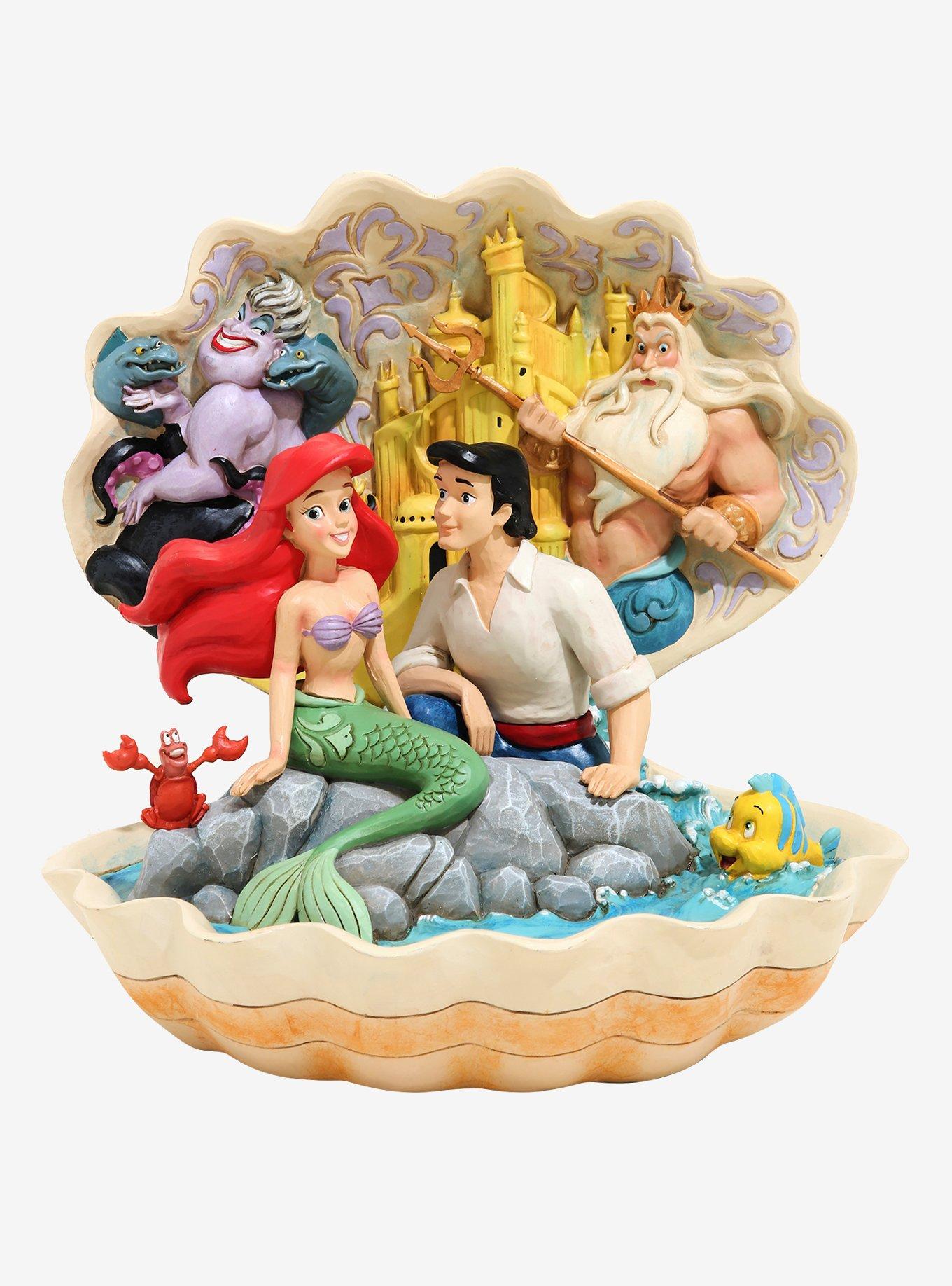 Disney The Little Mermaid Showcase Collection Shell Scene Figurine ...