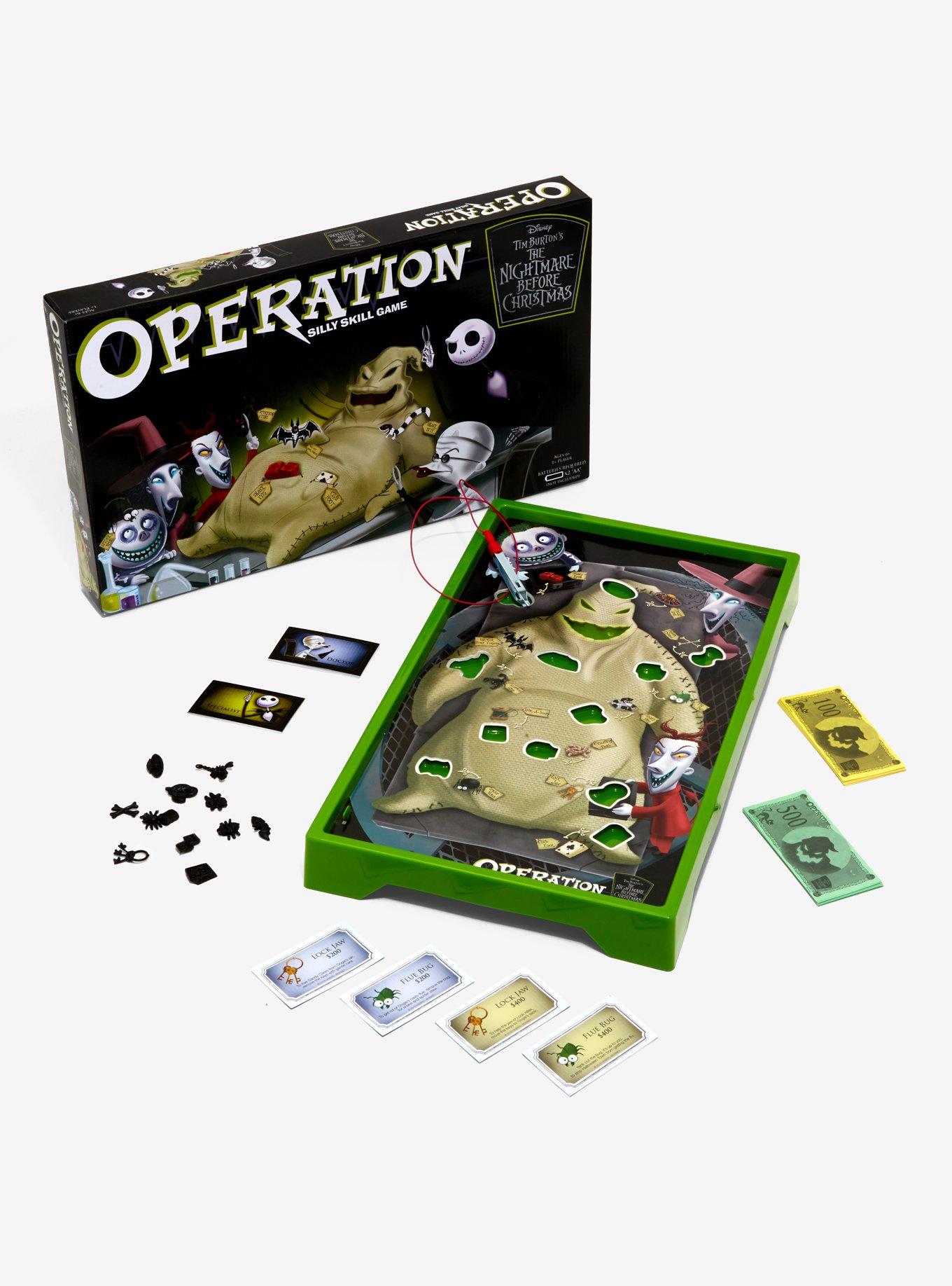 Operation: Disney The Nightmare Before Christmas Oogie Boogie Edition Board Game, , hi-res