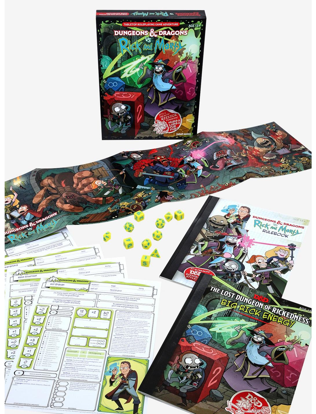 Dungeons & Dragons Vs. Rick and Morty Tabletop Roleplaying Game Adventure, , hi-res