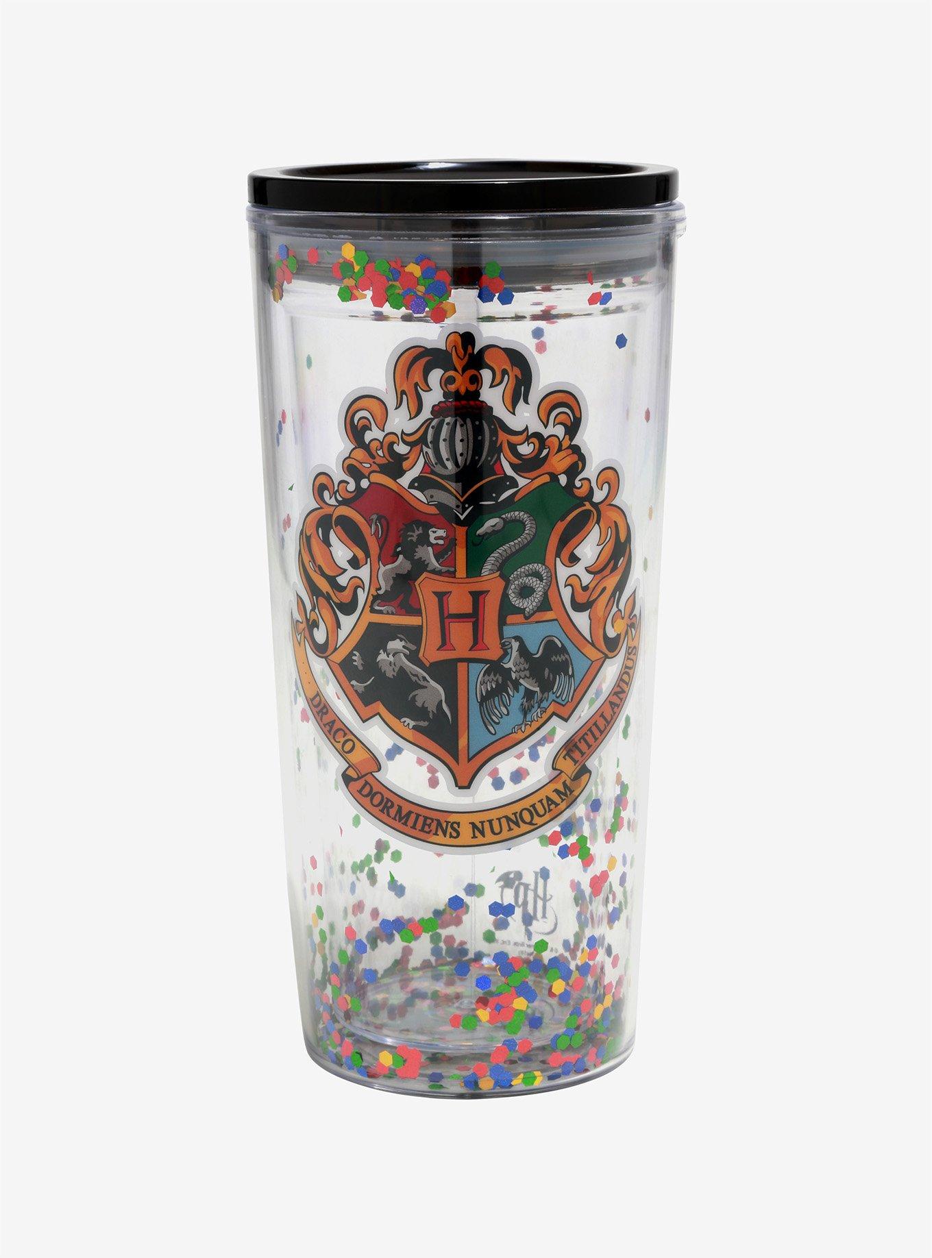 Harry Potter Hogwarts Glitter Acrylic Travel Cup, , hi-res