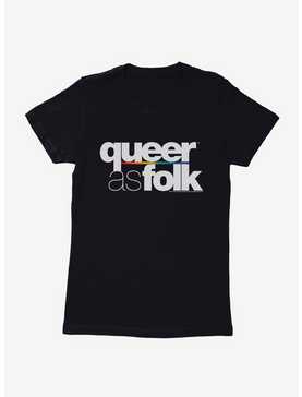 Queer As Folk Bold Classic Logo Womens T-Shirt, , hi-res
