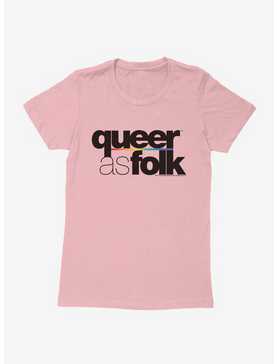 Queer As Folk Bold Classic Logo Womens T-Shirt, , hi-res