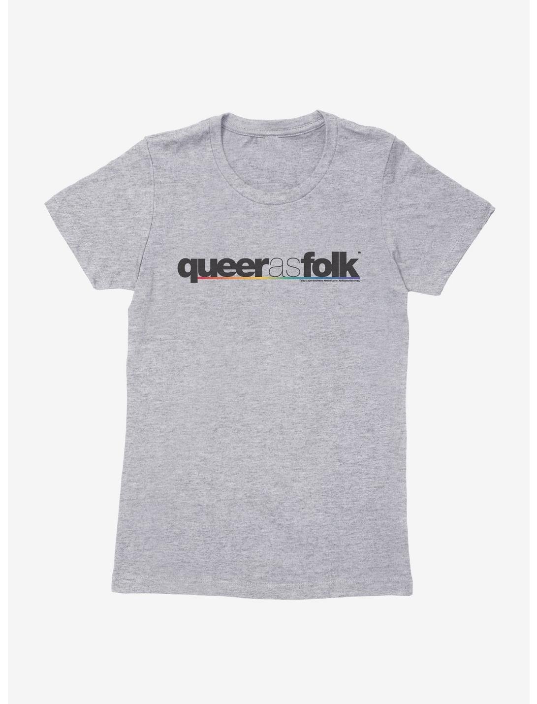 Queer As Folk Classic Logo Womens T-Shirt, HEATHER, hi-res