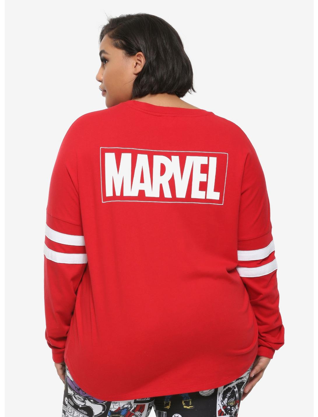 Her Universe Marvel Avengers Athletic Jersey Plus Size, MULTI, hi-res