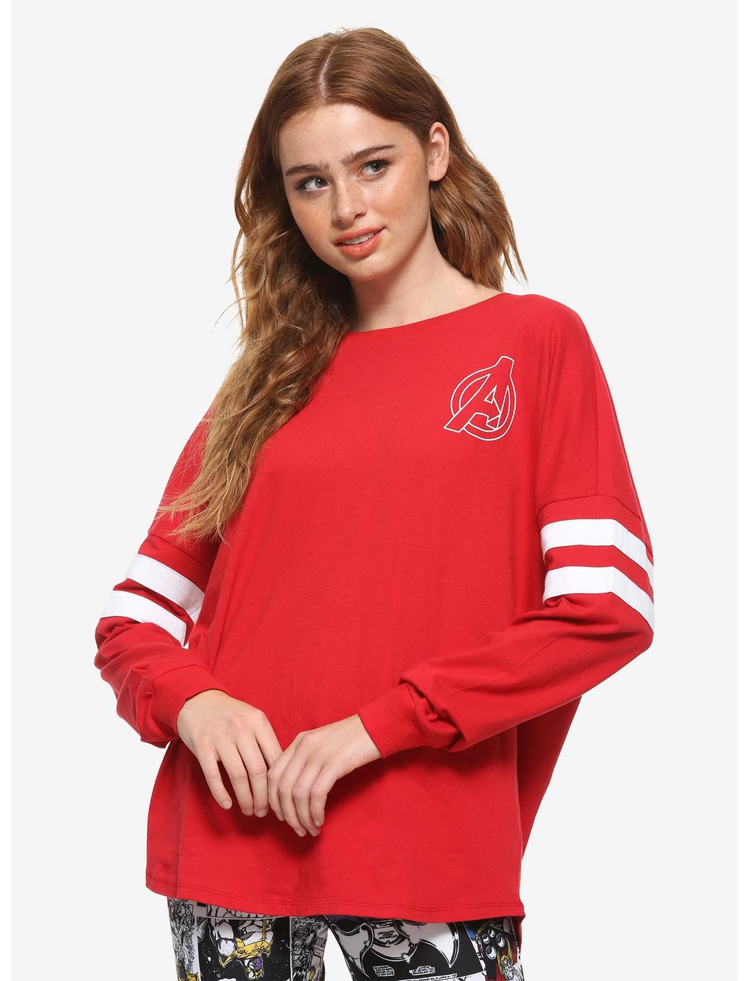 Her Universe Marvel Avengers Athletic Jersey, MULTI, hi-res