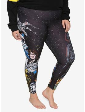 Plus Size Her Universe Star Wars Pop Art Leggings Plus Size, , hi-res