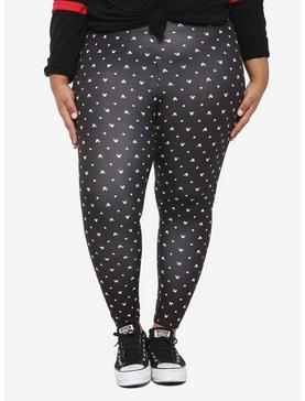 Her Universe Disney Mickey Mouse & Minnie Mouse Head Leggings Plus Size, , hi-res