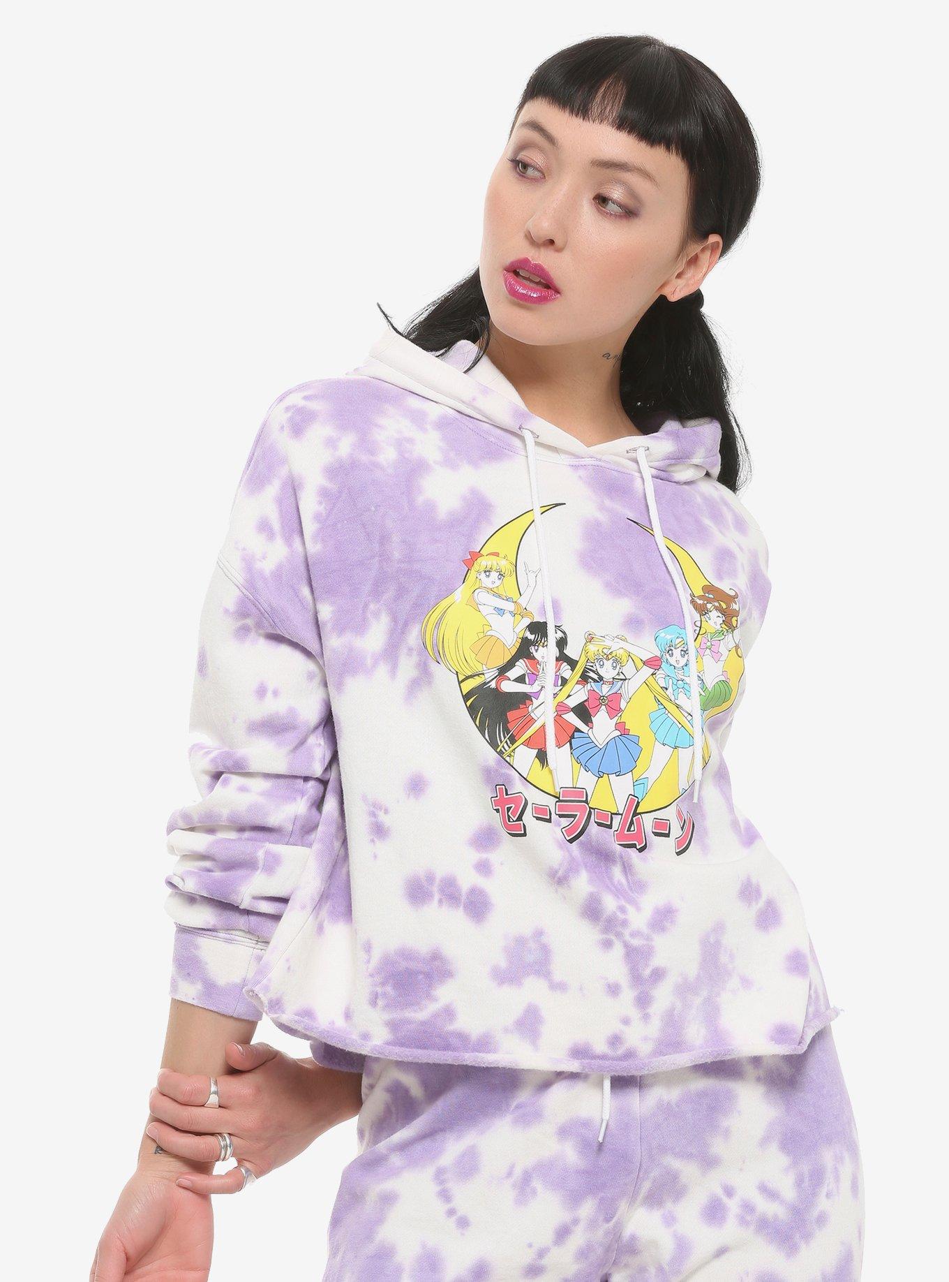 Sailor moon 2025 tie dye hoodie