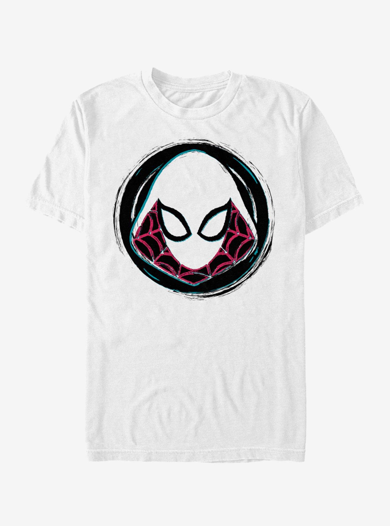 Marvel Spider-Man: Into The Spider-Verse Spider-Gwen Badge T-Shirt, WHITE, hi-res