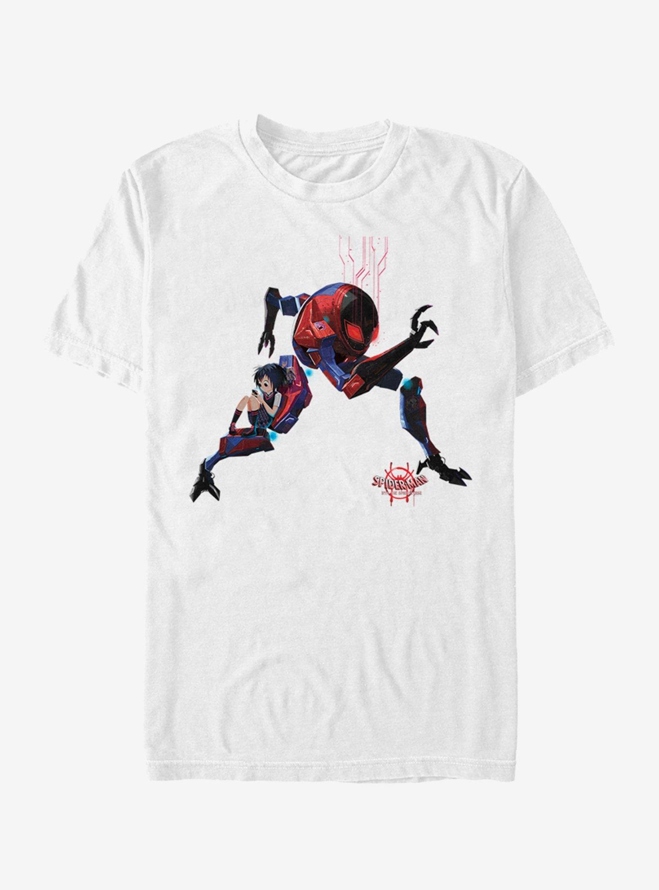 Marvel Spider-Man Giant Robo T-Shirt, WHITE, hi-res
