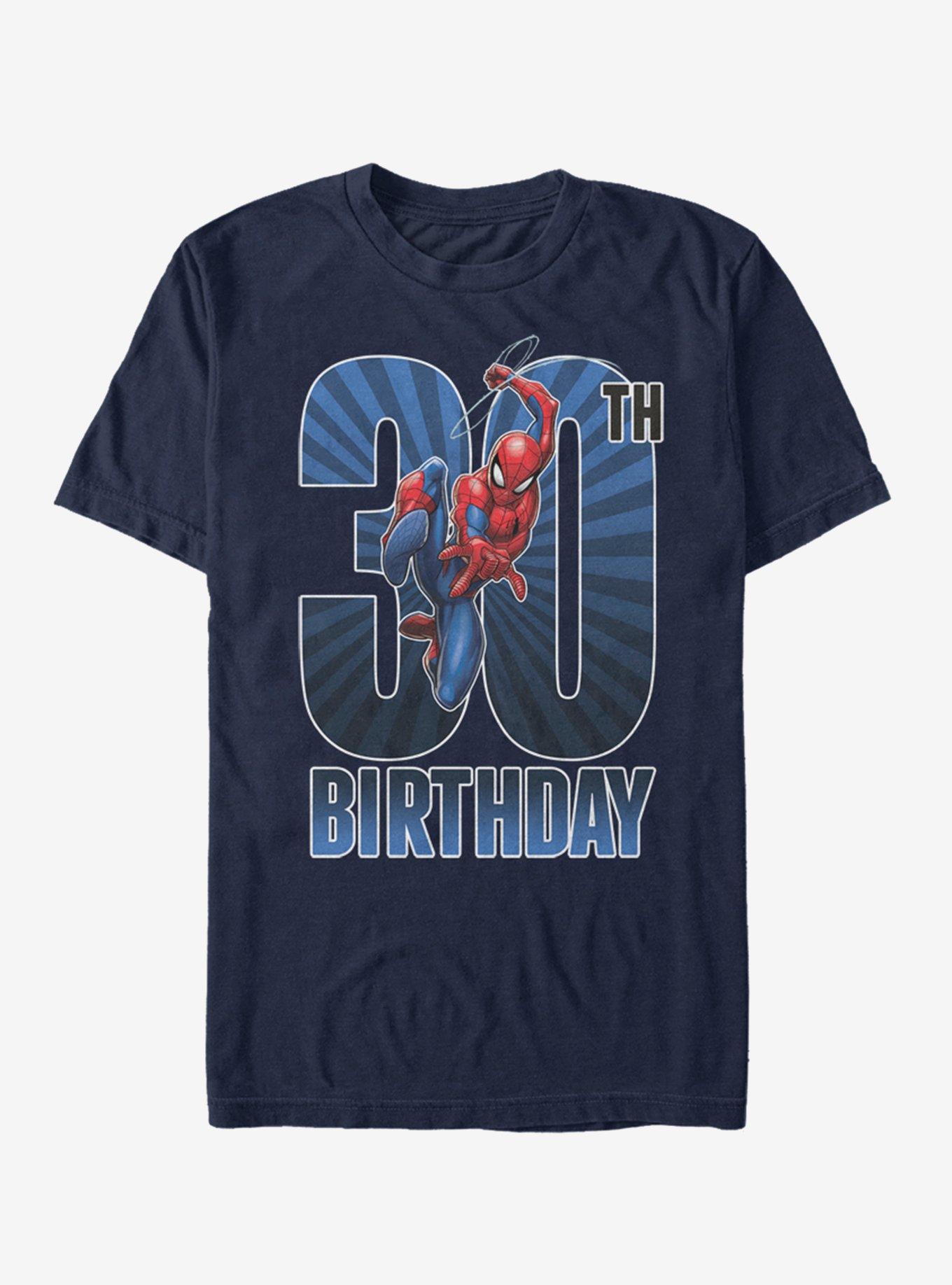 Marvel Spider-Man Spider-Man 30th Bday T-Shirt, NAVY, hi-res