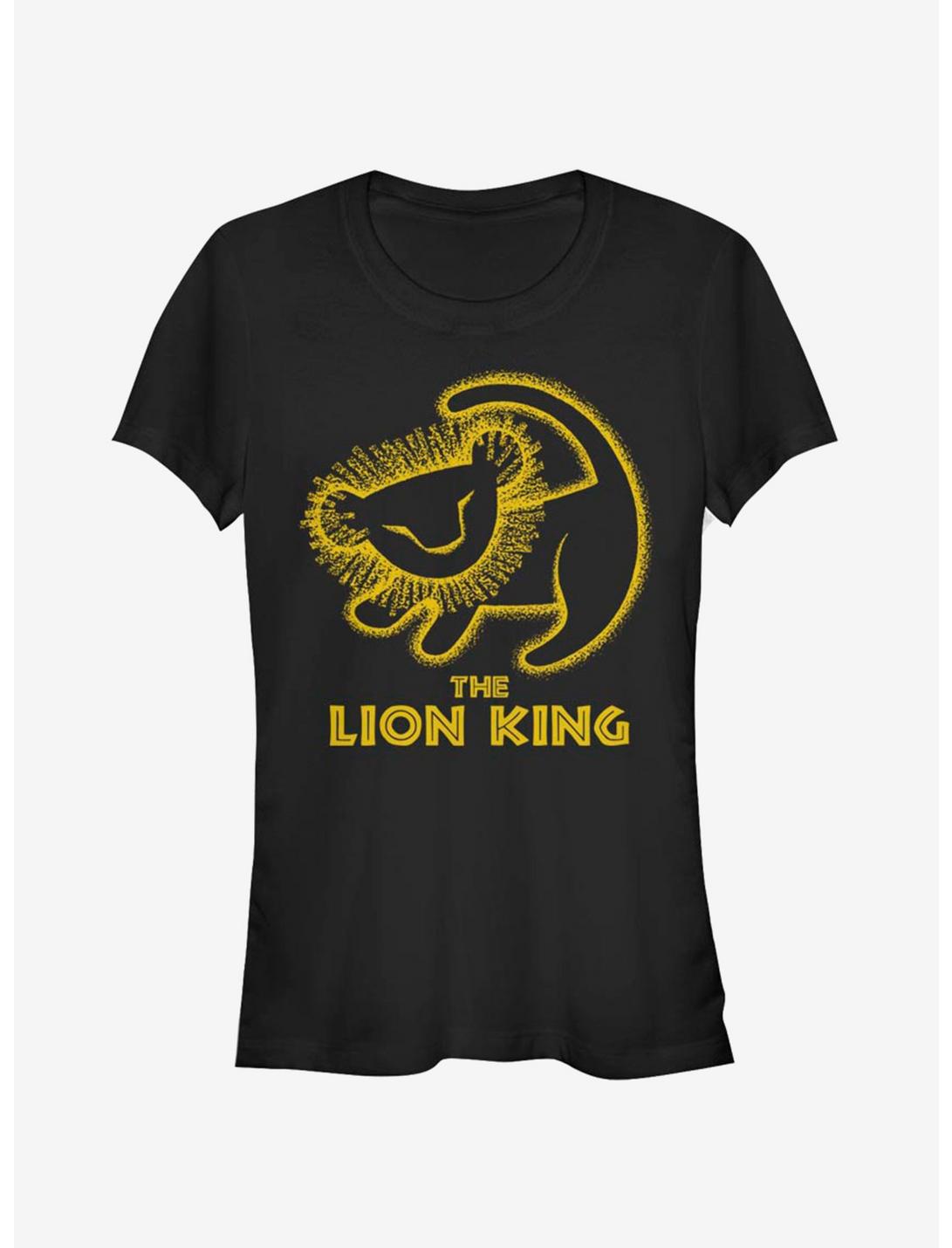 Disney The Lion King Stamp Girls T-Shirt, BLACK, hi-res