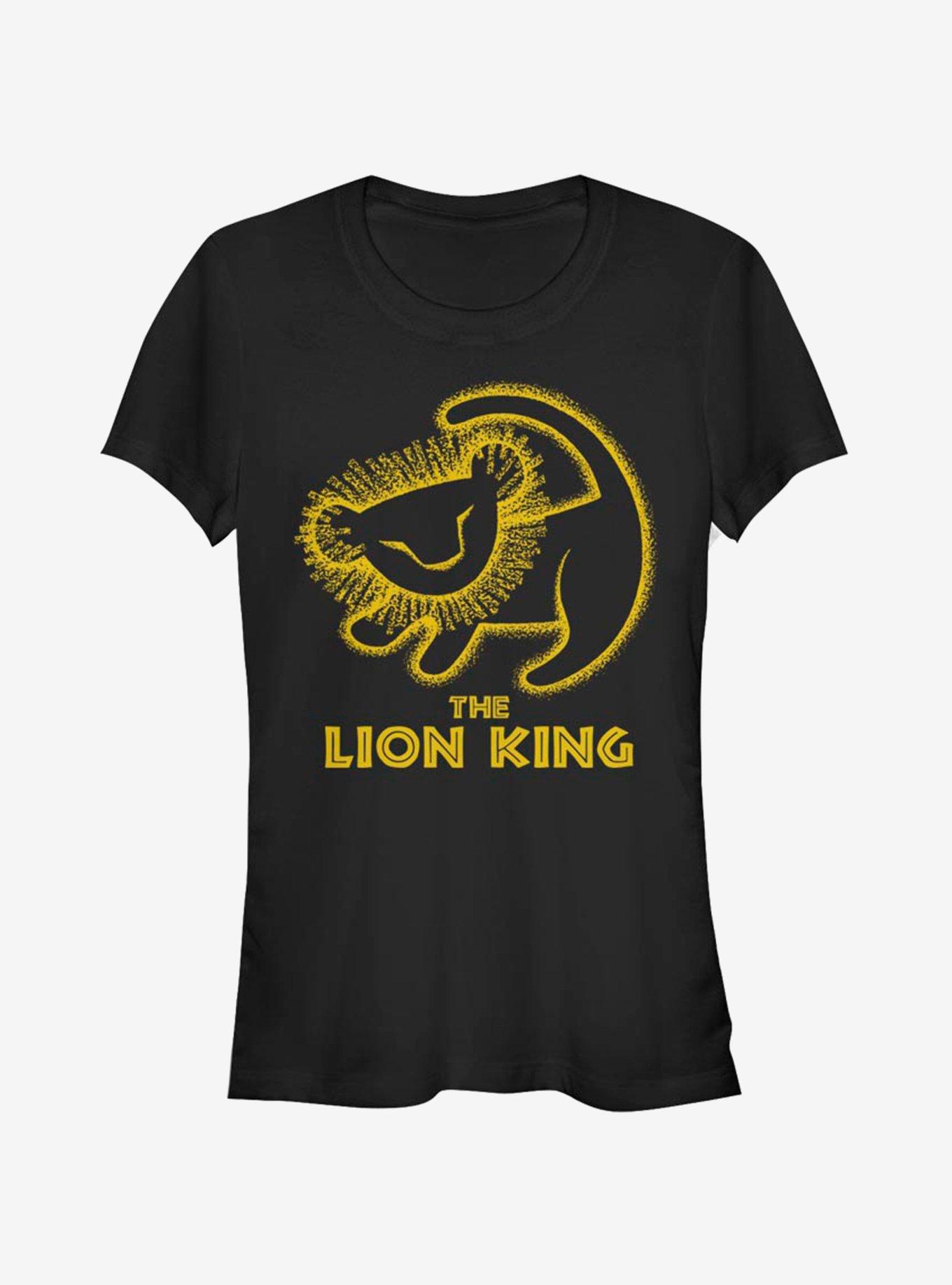 Disney The Lion King Stamp Girls T-Shirt, BLACK, hi-res