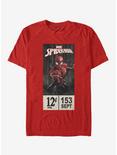 Marvel Spider-Man Spider-Man Labels T-Shirt, RED, hi-res