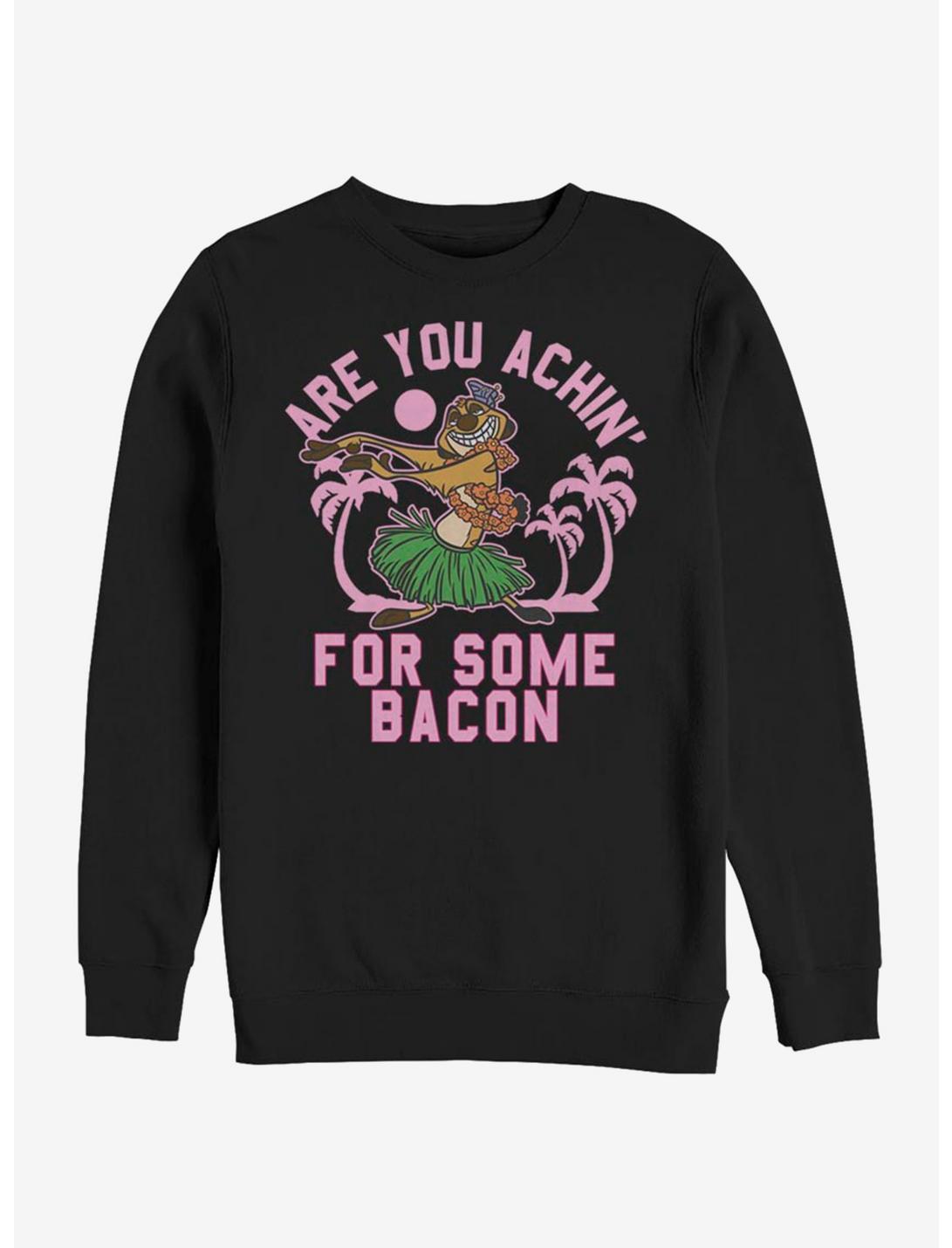 Disney The Lion King Bacon Achin Sweatshirt, BLACK, hi-res