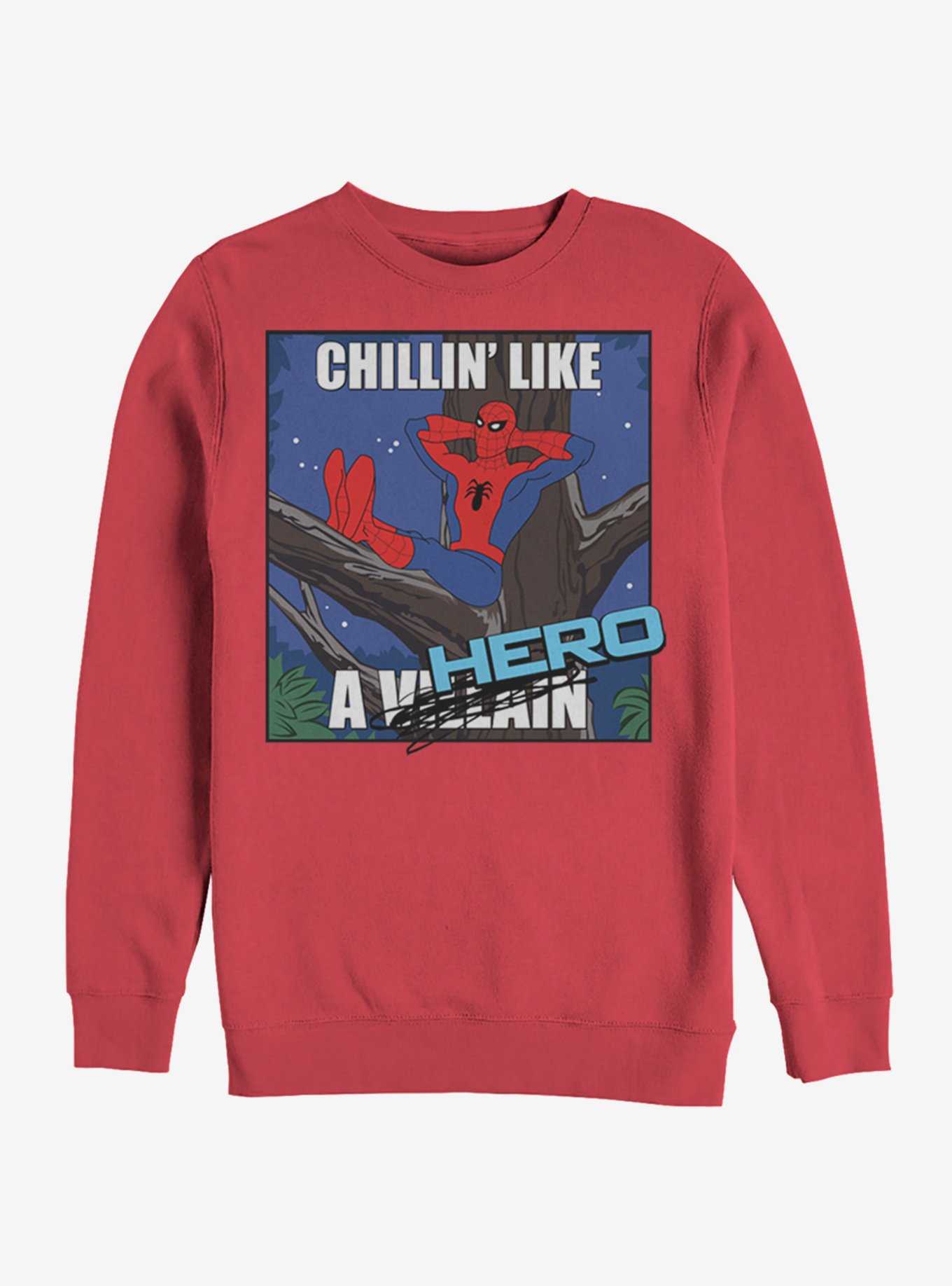Marvel Spider-Man Chillin' Hero Sweatshirt, , hi-res