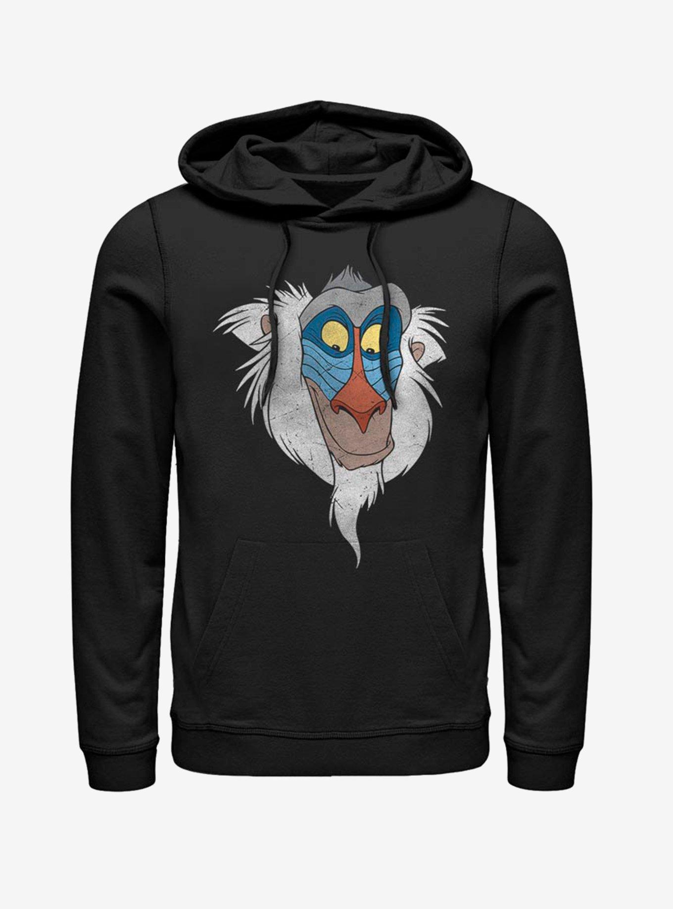 Disney The Lion King Rafiki Face Hoodie, BLACK, hi-res