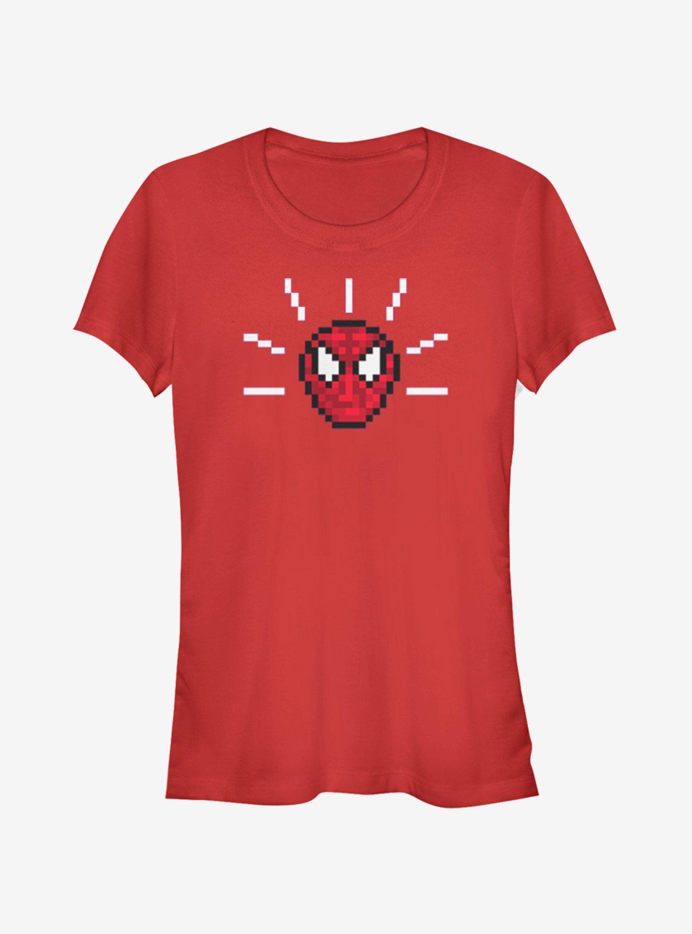 Marvel Spider-Man Pixel Spidey Sense Girls T-Shirt, , hi-res