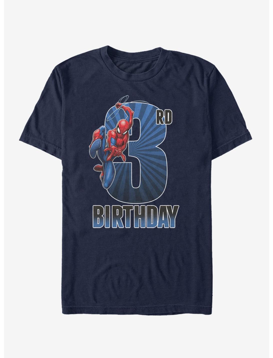 Marvel Spider-Man Spider-Man 3rd Bday T-Shirt, NAVY, hi-res