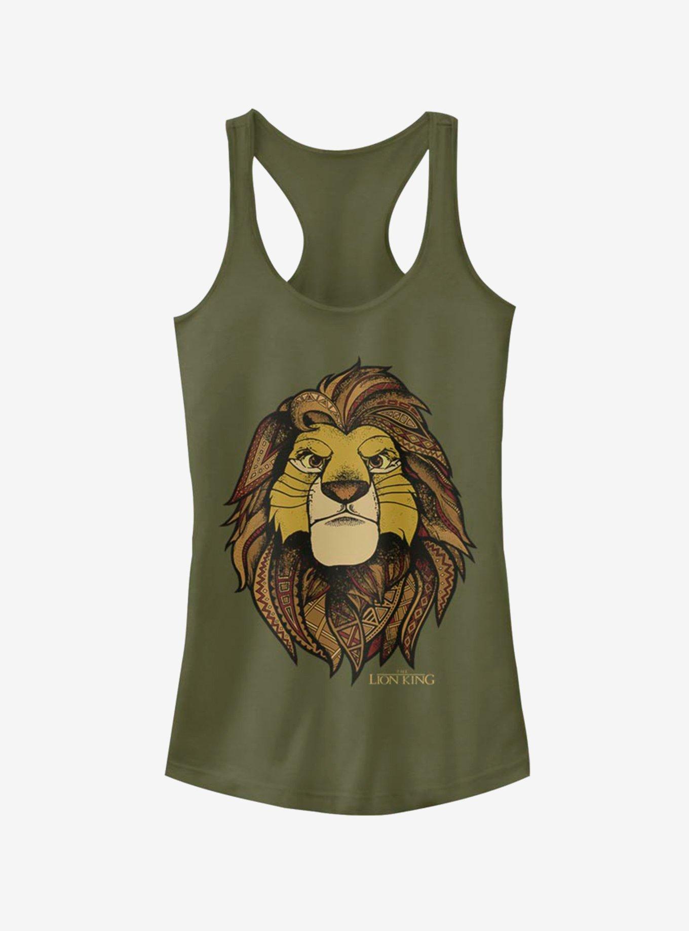 Disney The Lion King Africa Girls Tank, MIL GRN, hi-res