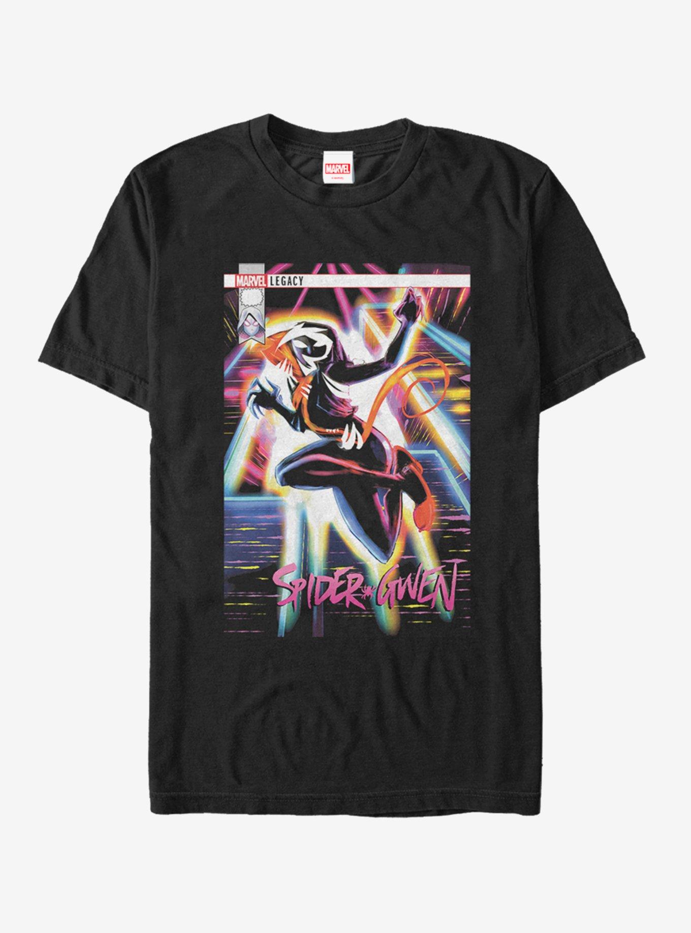 Marvel Spider-Man: Into The Spider-Verse Spider-Gwen Electro Gwen T-Shirt, , hi-res