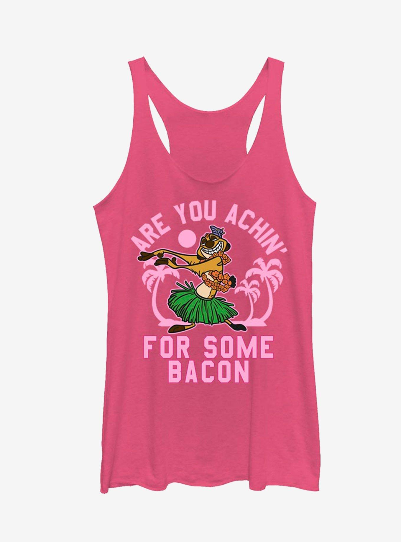 Disney The Lion King Bacon Achin Girls Tank, PINK HTR, hi-res