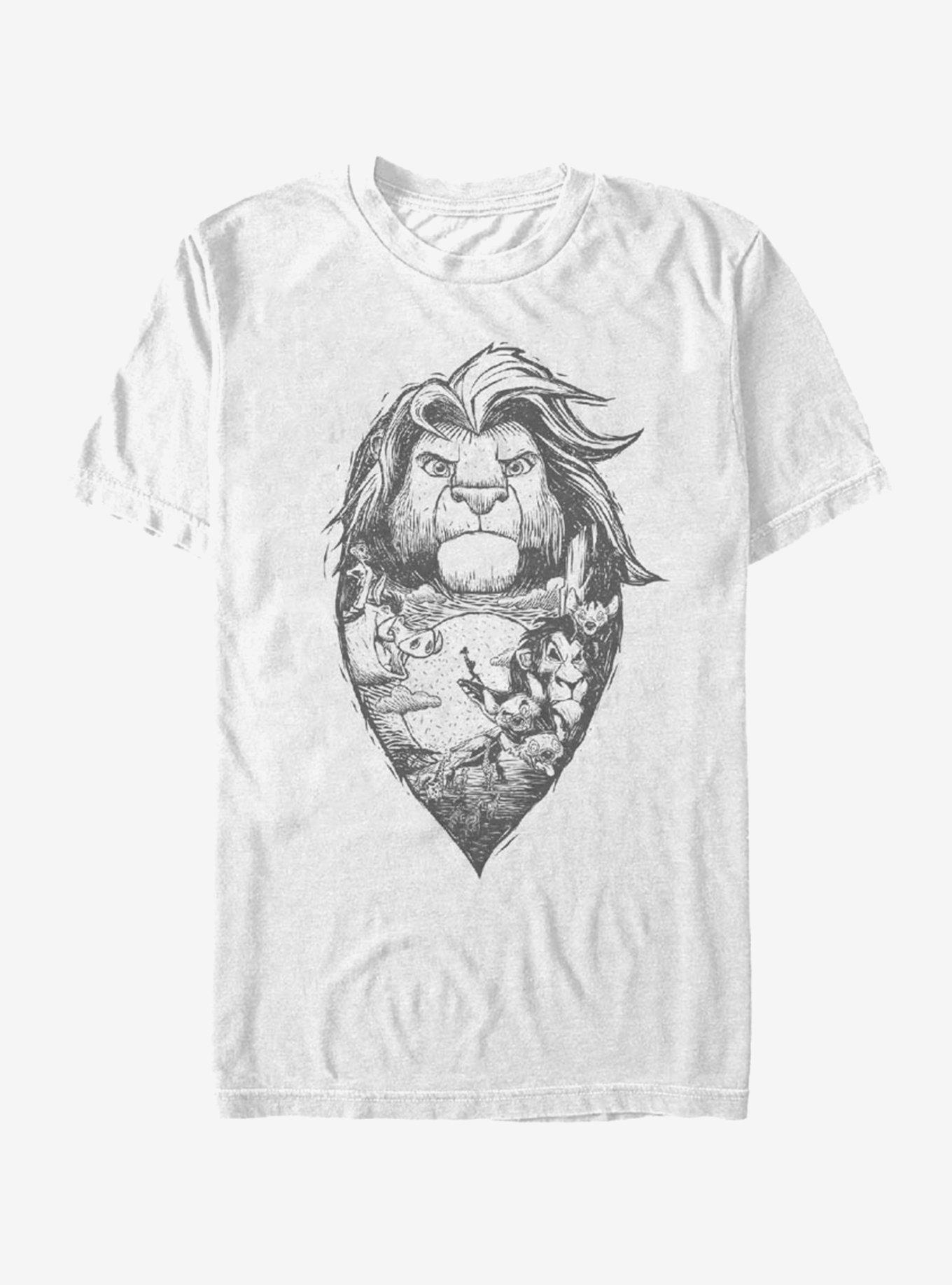 Hot topic lion king shirt on sale