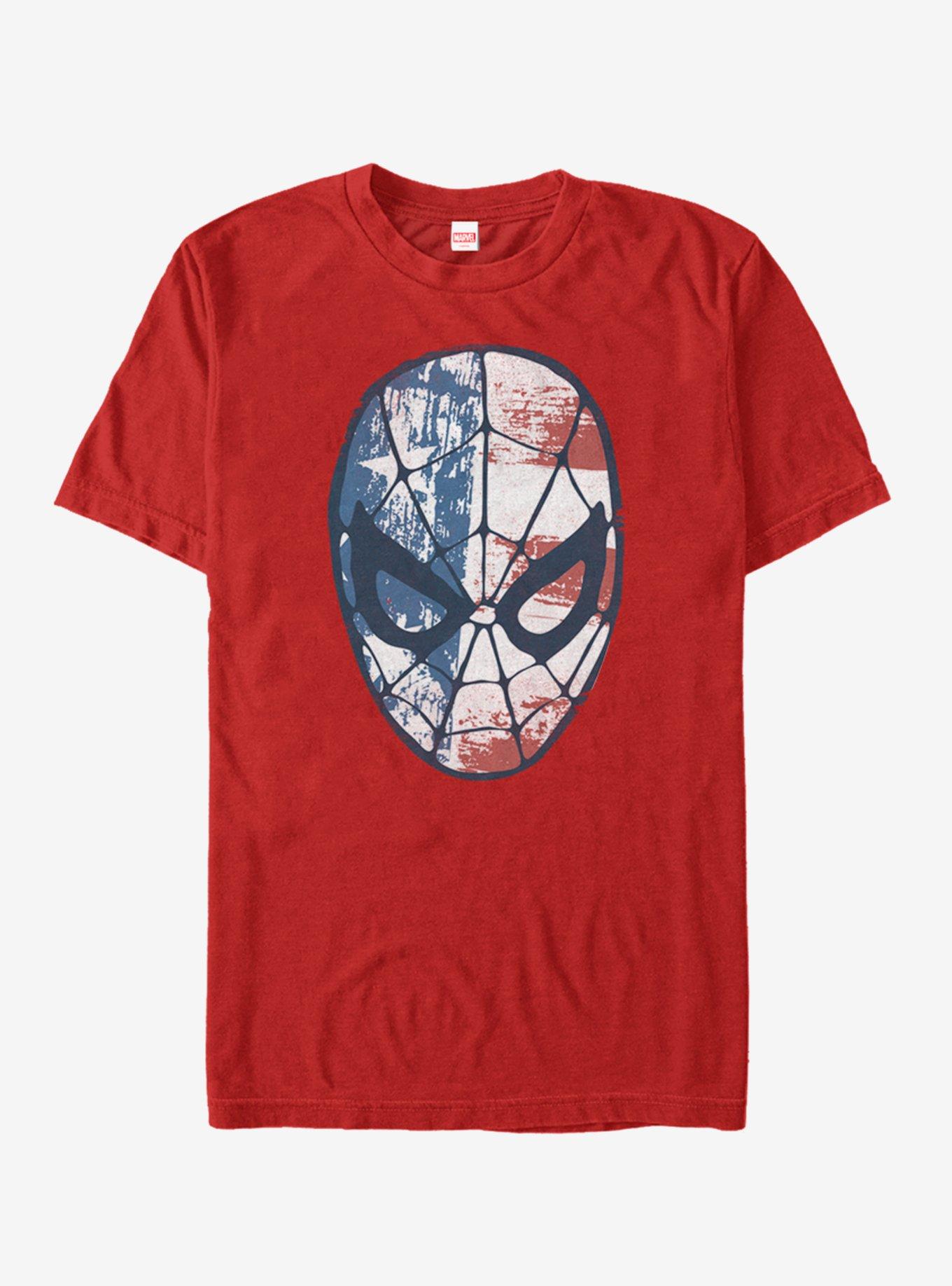 Marvel Spider-Man Spidey Americana T-Shirt, RED, hi-res