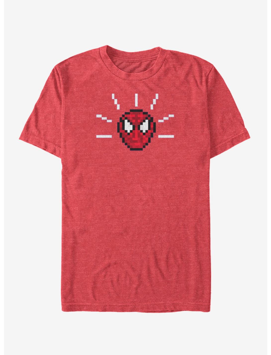 Marvel Spider-Man Pixel Spidey Sense T-Shirt, RED HTR, hi-res