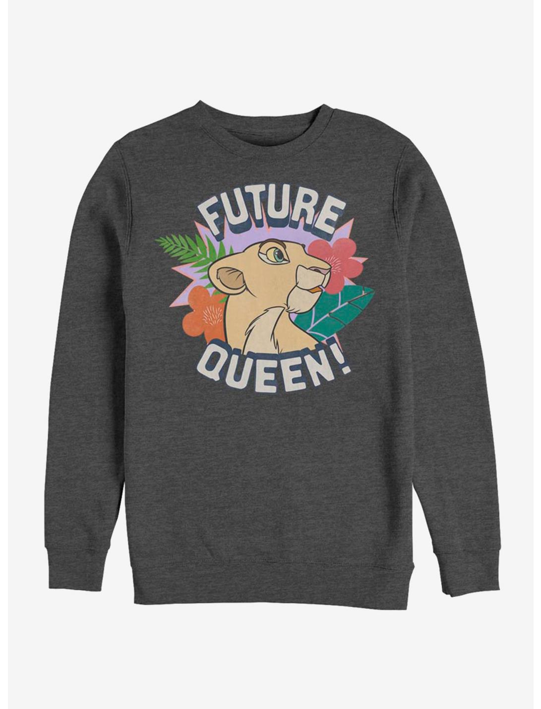 Disney The Lion King Future Queen Sweatshirt, CHAR HTR, hi-res
