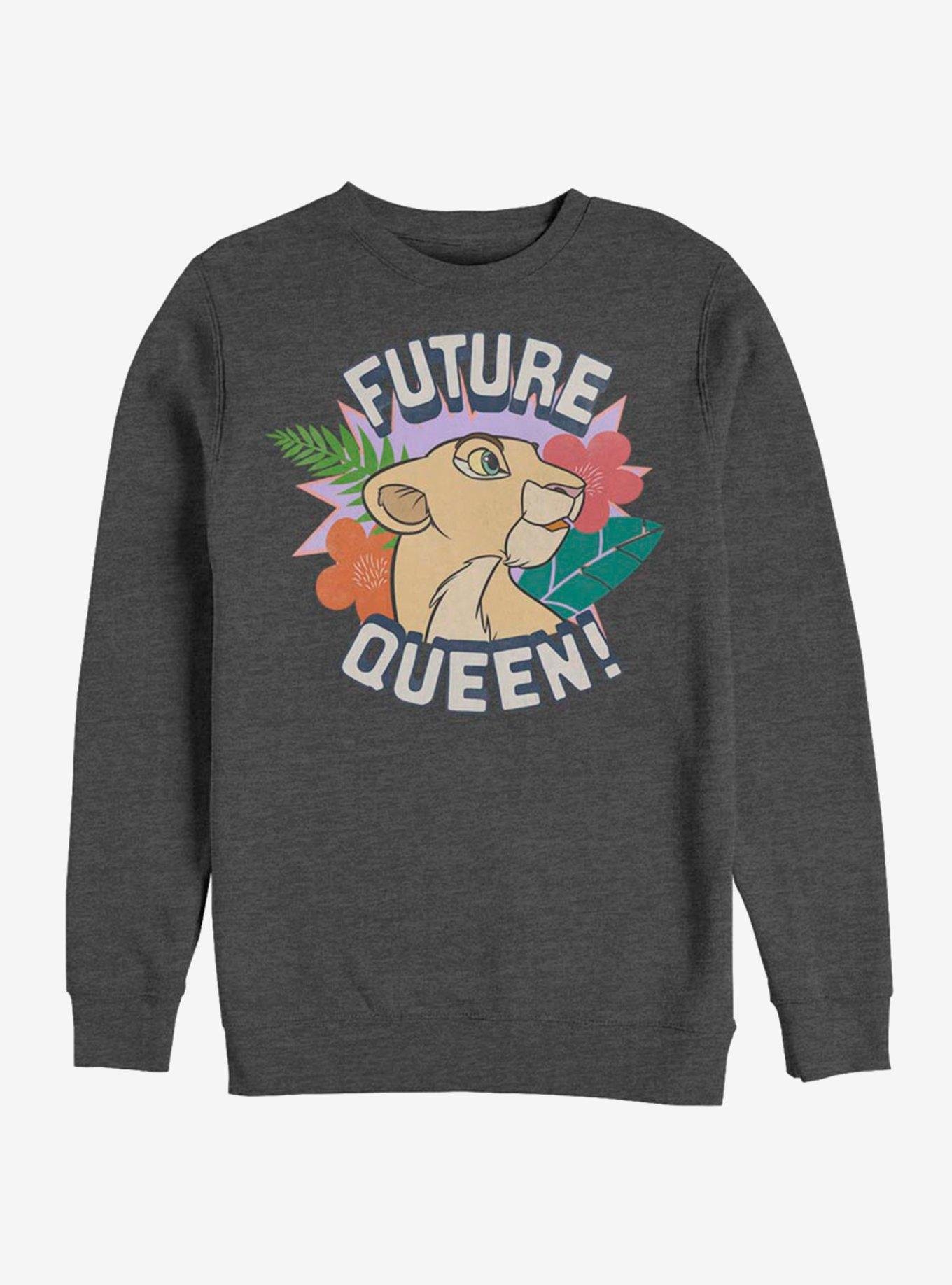 Disney The Lion King Future Queen Sweatshirt, CHAR HTR, hi-res