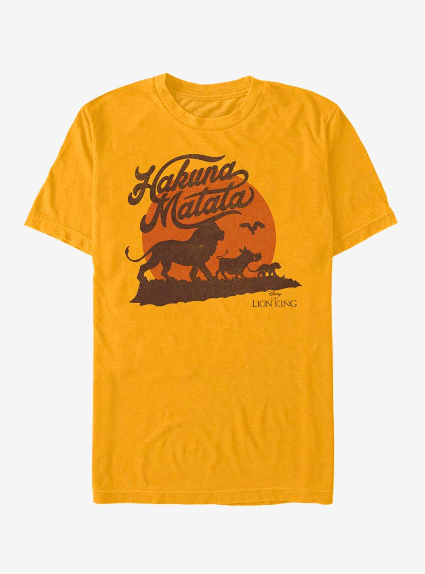 Disney The Lion King Hakuna Sun T-Shirt, GOLD, hi-res