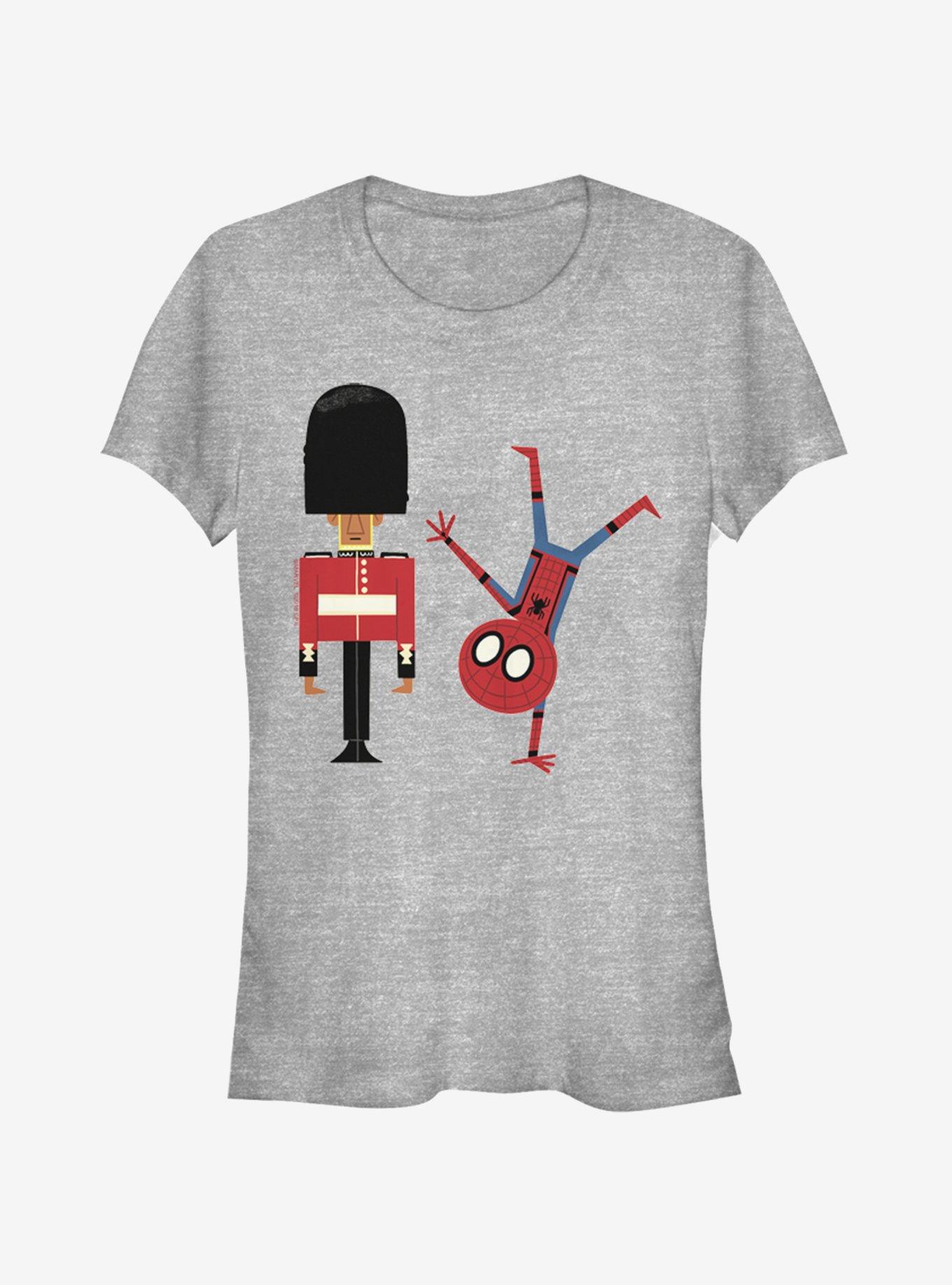 Marvel Spider-Man Make Him Laugh Girls T-Shirt, ATH HTR, hi-res