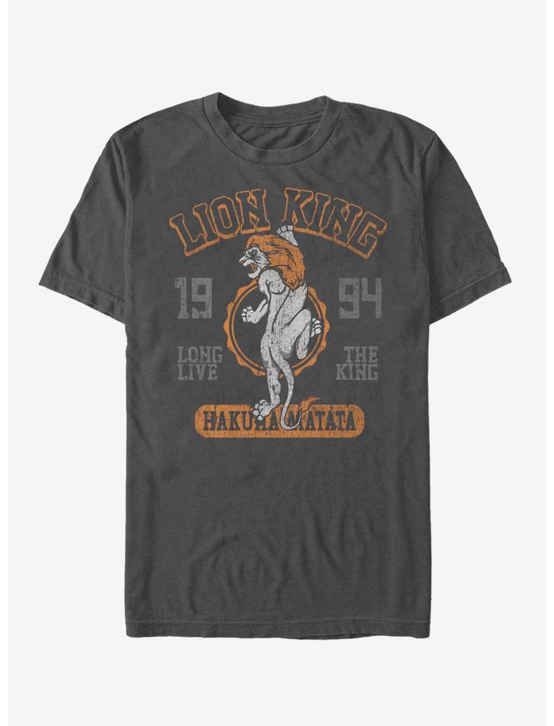 Disney The Lion King King Varsity T-Shirt, CHARCOAL, hi-res