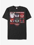 Marvel Spider-Man Six Up T-Shirt, BLACK, hi-res