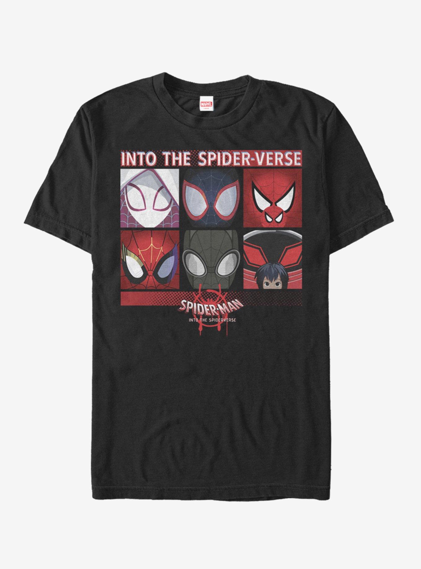 Marvel Spider-Man Six Up T-Shirt, BLACK, hi-res