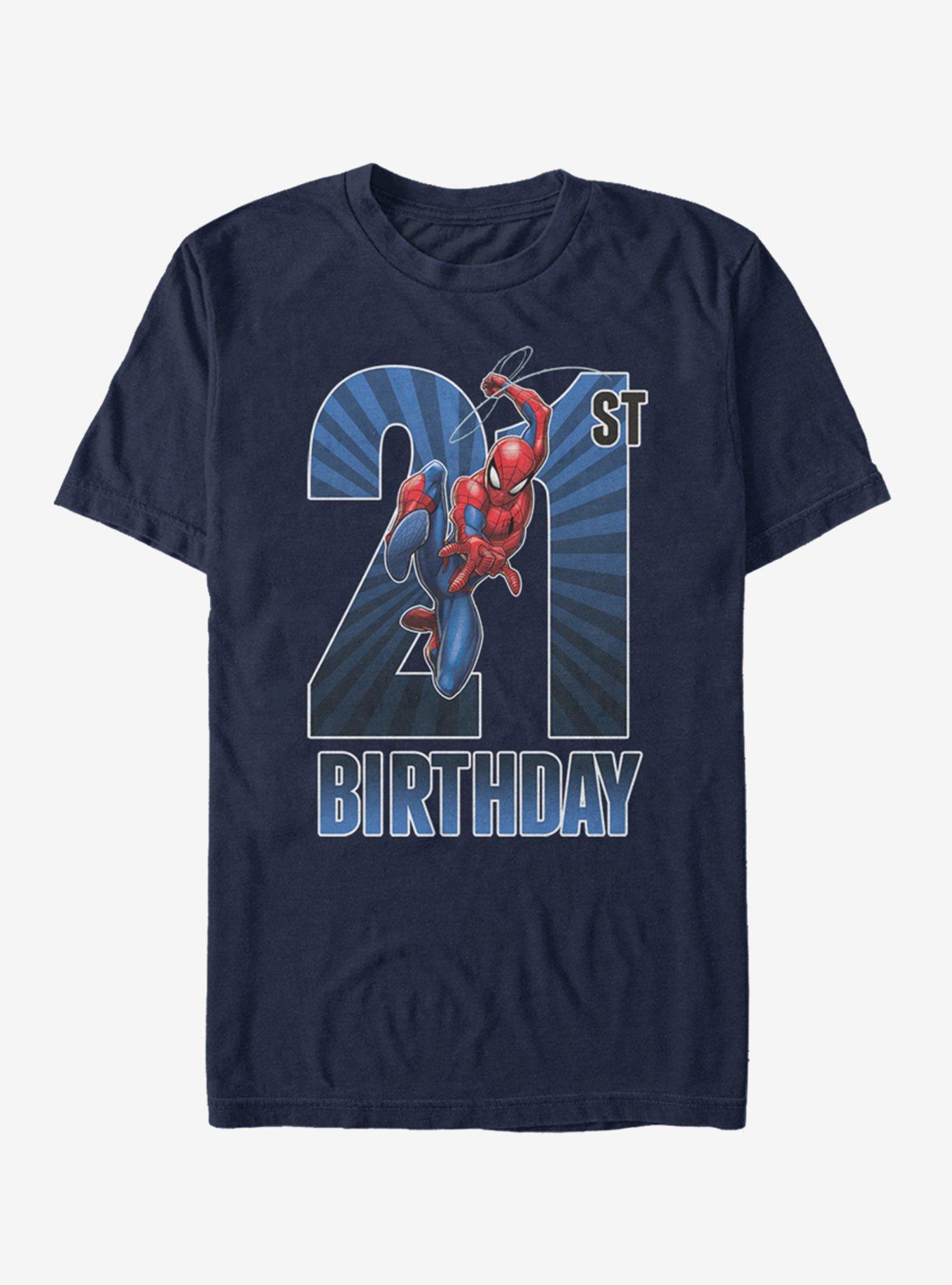Marvel Spider-Man Spider-Man 21th Bday T-Shirt
