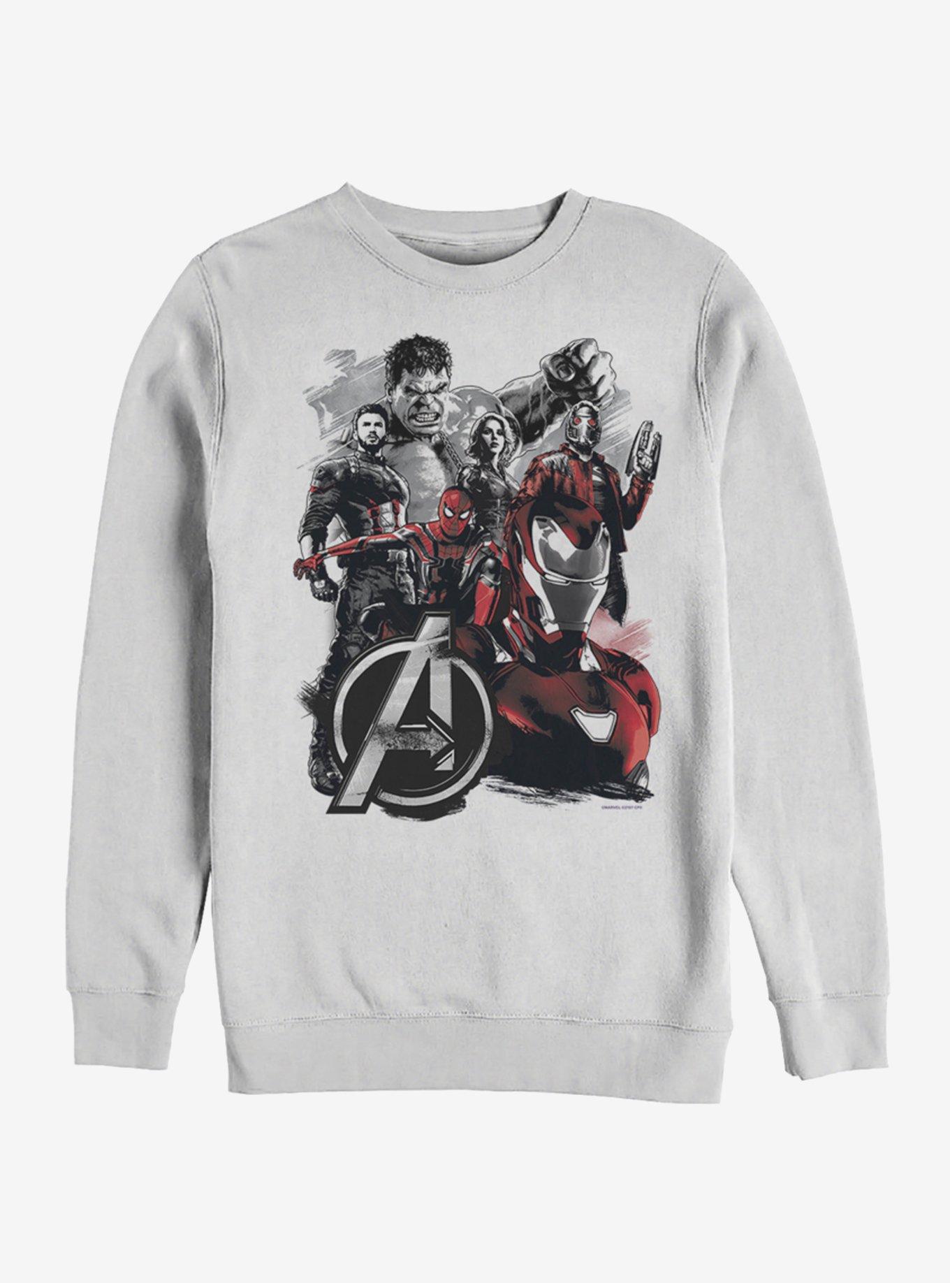 Marvel Avengers Classic Heroes Sweatshirt, WHITE, hi-res