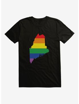 Pride State Flag Maine T-Shirt, , hi-res