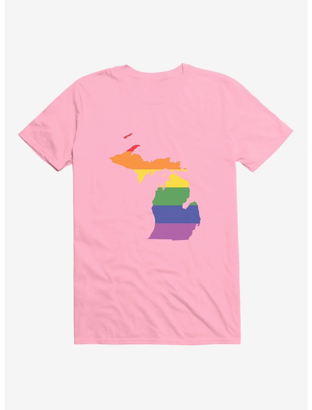 Pride State Flag Michigan T-Shirt, , hi-res