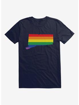 Pride State Flag Connecticut T-Shirt, , hi-res