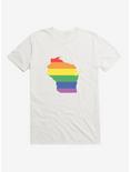 Pride State Flag Wisconsin T-Shirt, , hi-res