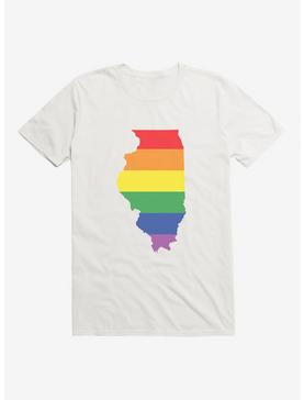 Pride State Flag Illinois T-Shirt, , hi-res