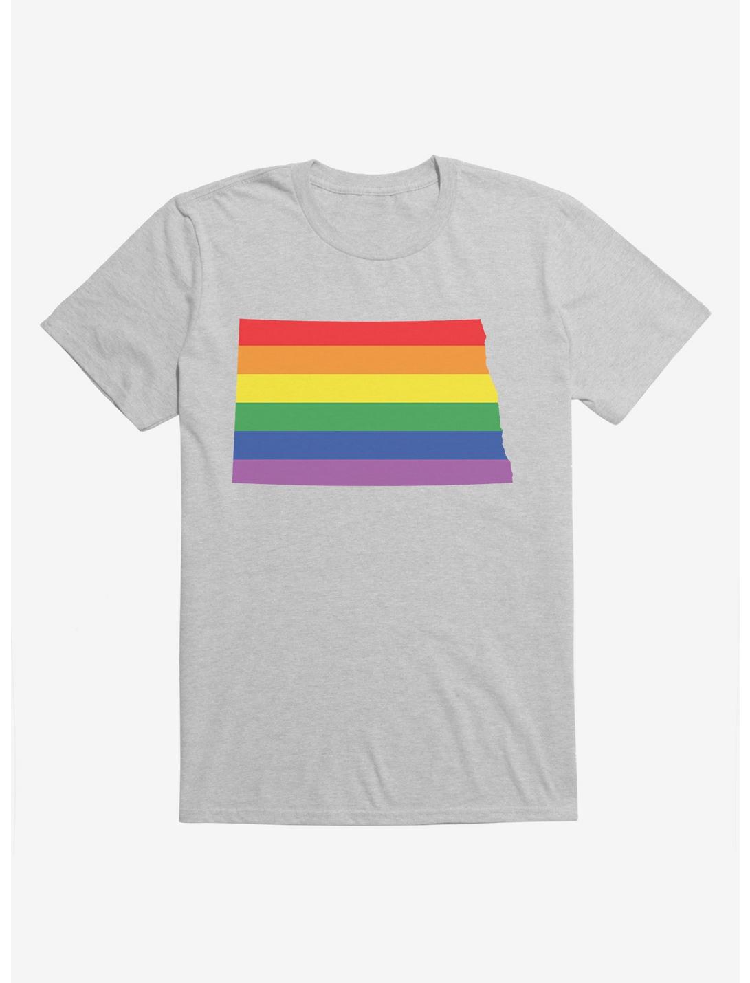 Pride State Flag North Dakota T-Shirt, , hi-res