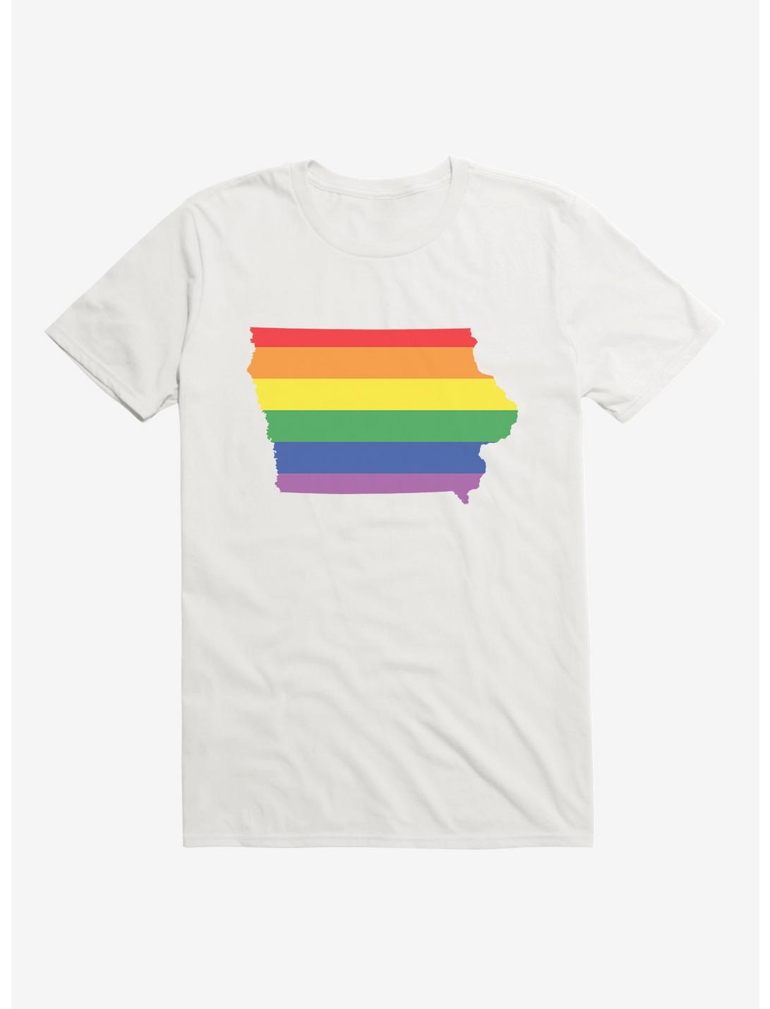 Pride State Flag Iowa T-Shirt, , hi-res