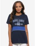 Marvel Comics Athletic Women's T-Shirt - BoxLunch Exclusive, NAVY, hi-res