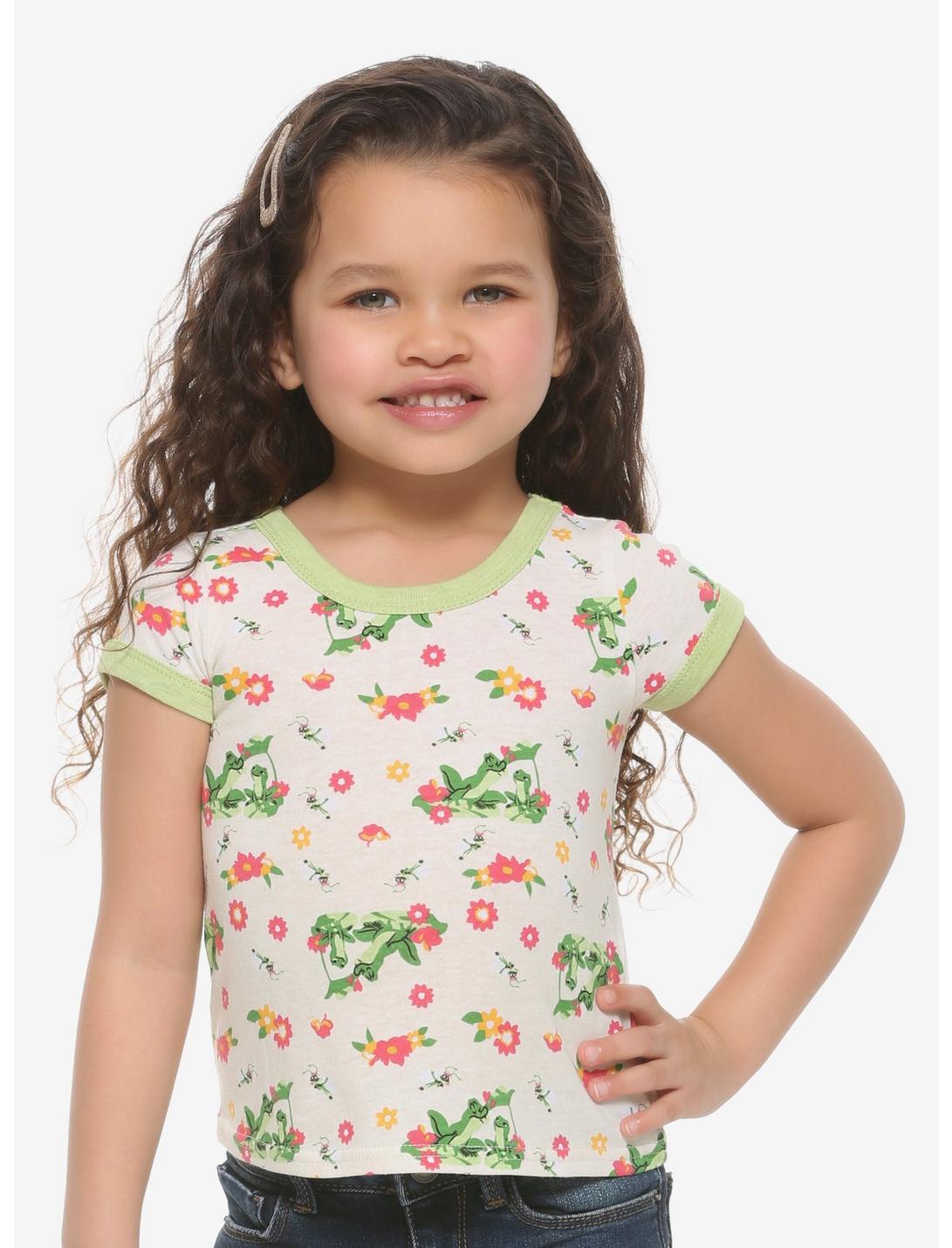 Disney The Princess and the Frog Floral Toddler Ringer T-Shirt | BoxLunch