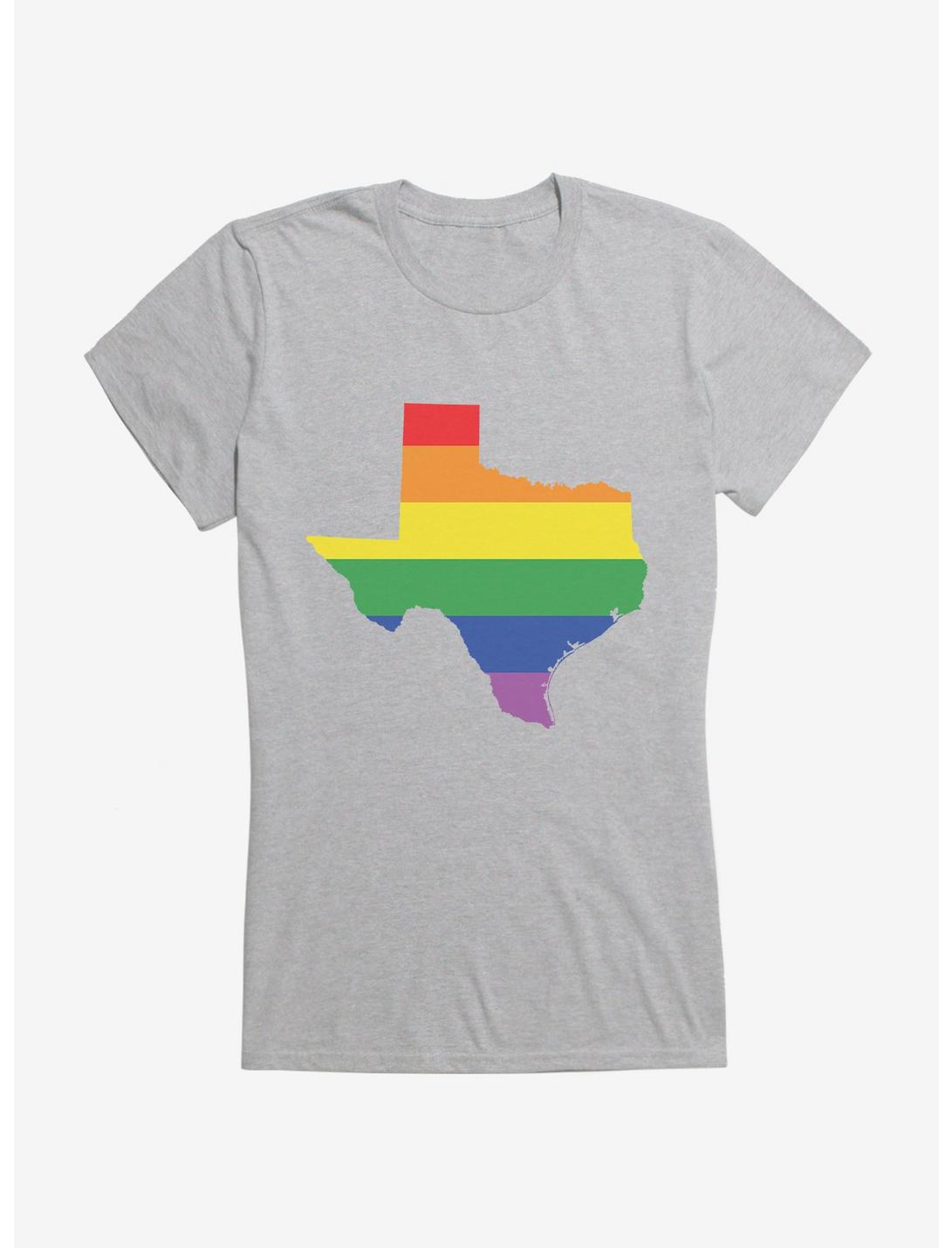 Pride State Flag Texas Girls T-Shirt, , hi-res
